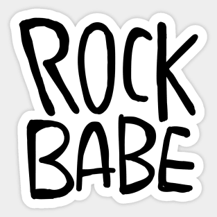 Rock babe Sticker